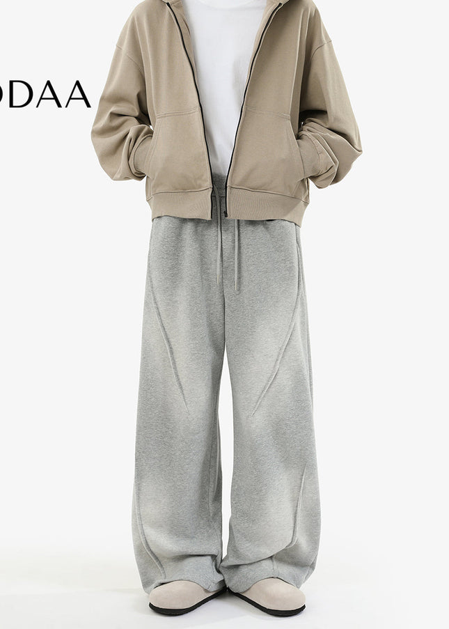 Blue Loose Drap Casual Sweatpants for Men and Women - S / Grey - Unisex Sweatpants