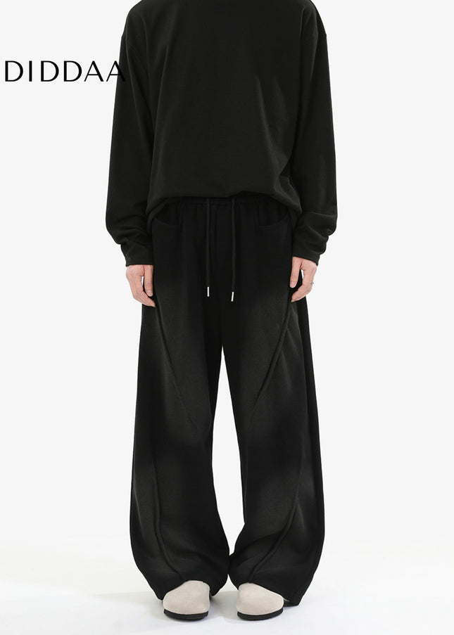 Blue Loose Drap Casual Sweatpants for Men and Women - Unisex Sweatpants