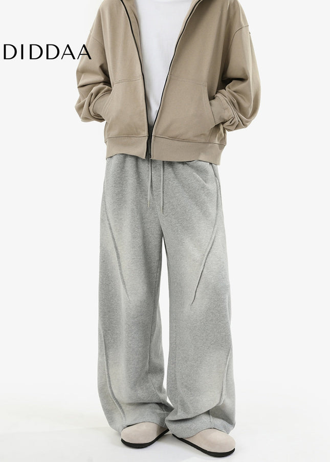 Blue Loose Drap Casual Sweatpants for Men and Women - Unisex Sweatpants