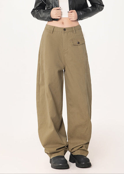 Blue Loose Fit American Retro Wide-Leg Jeans - Women’s Jeans