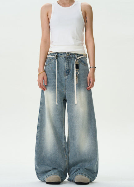 Blue Loose Fit Baggy Jeans for Men and Women - Men’s Jeans