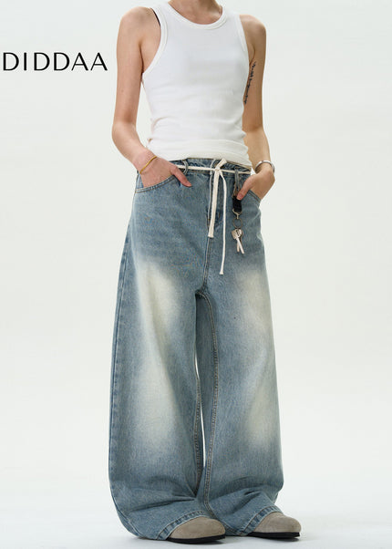 Blue Loose Fit Baggy Jeans for Men and Women - Men’s Jeans