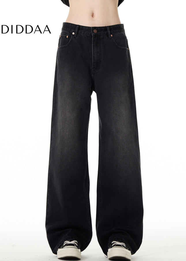 Blue Loose Fit Casual Wash Jeans for Men and Women - Men’s Jeans