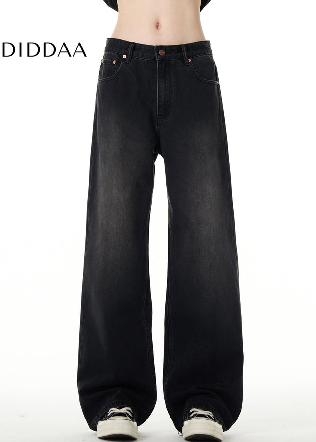 Blue Loose Fit Casual Wash Jeans for Men and Women - Men’s Jeans