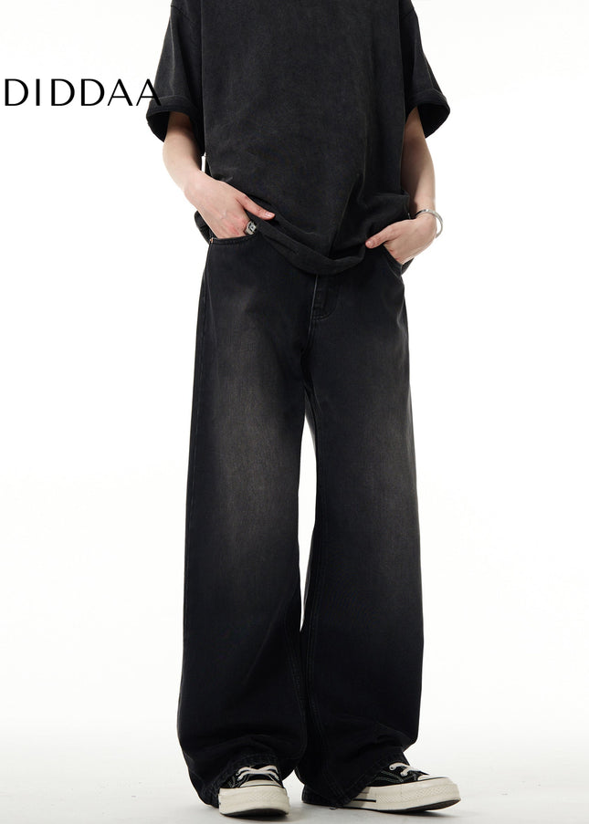 Blue Loose Fit Casual Wash Jeans for Men and Women - Men’s Jeans