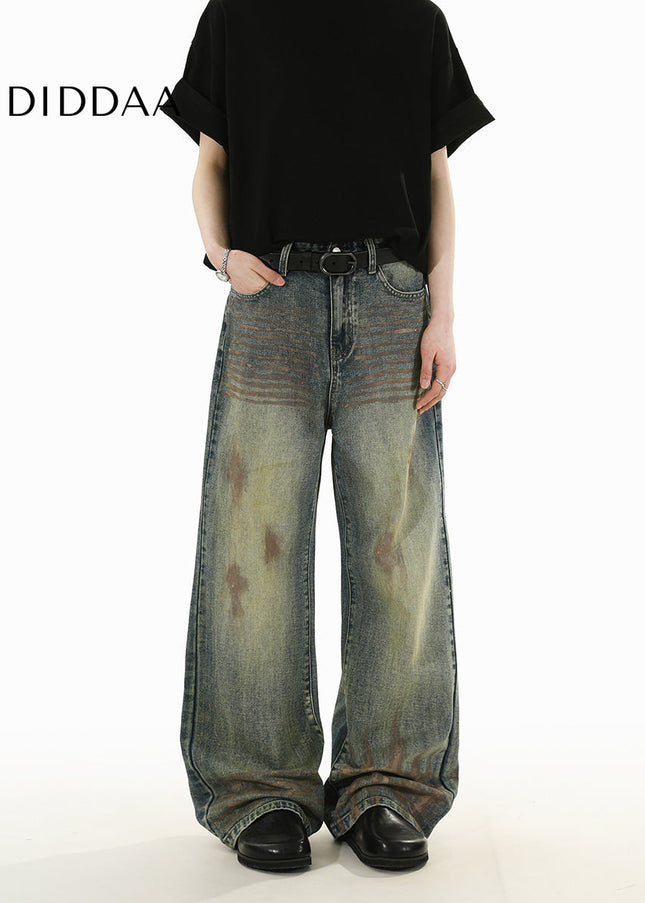 Blue Loose Fit Cleanfit Bootcut Jeans for Men and Women - Men’s Jeans