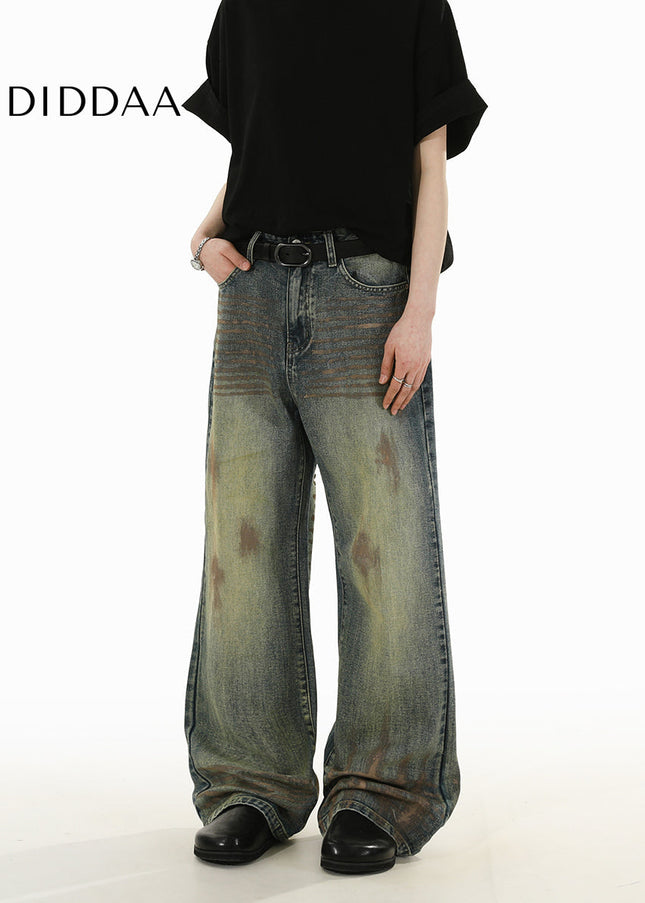 Blue Loose Fit Cleanfit Bootcut Jeans for Men and Women - Men’s Jeans