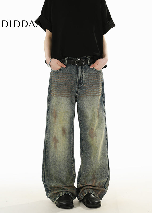 Blue Loose Fit Cleanfit Bootcut Jeans for Men and Women - Men’s Jeans