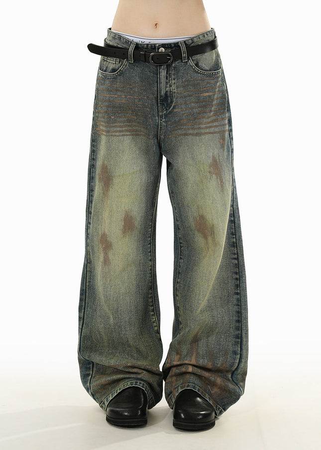 Blue Loose Fit Cleanfit Bootcut Jeans for Men and Women - Men’s Jeans