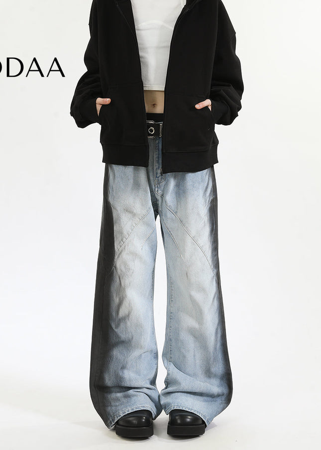 Blue Loose Fit CleanFit Bootcut Jeans for Men and Women - S / Light Blue - Men’s Jeans