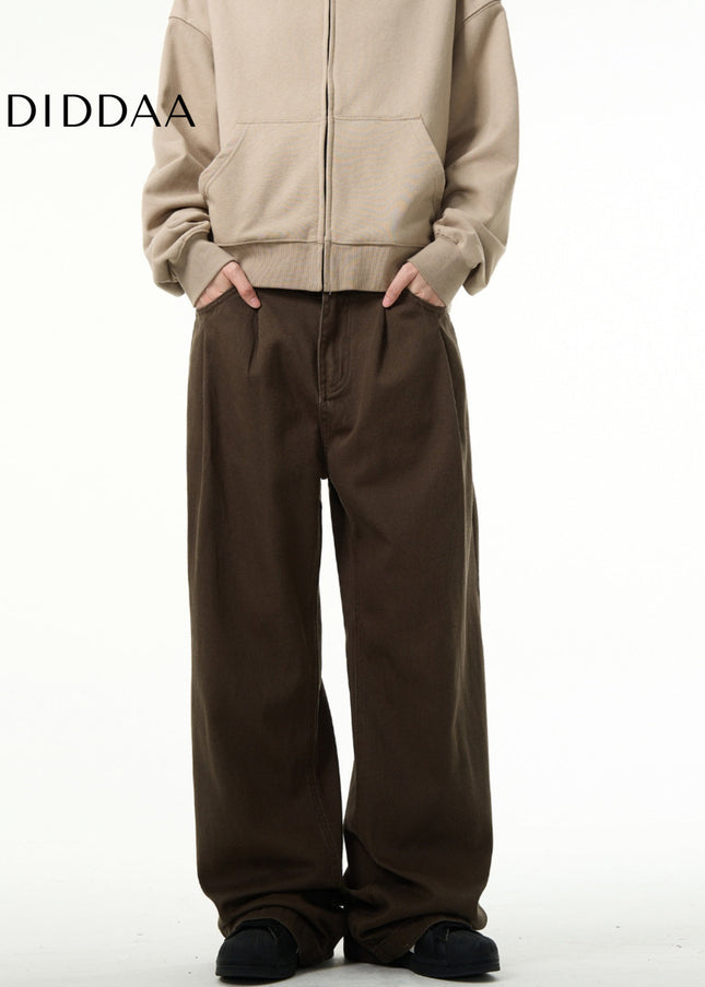 Blue Loose Fit Commuter Pants Versatile Cleanfit Jeans - Men’s Jeans