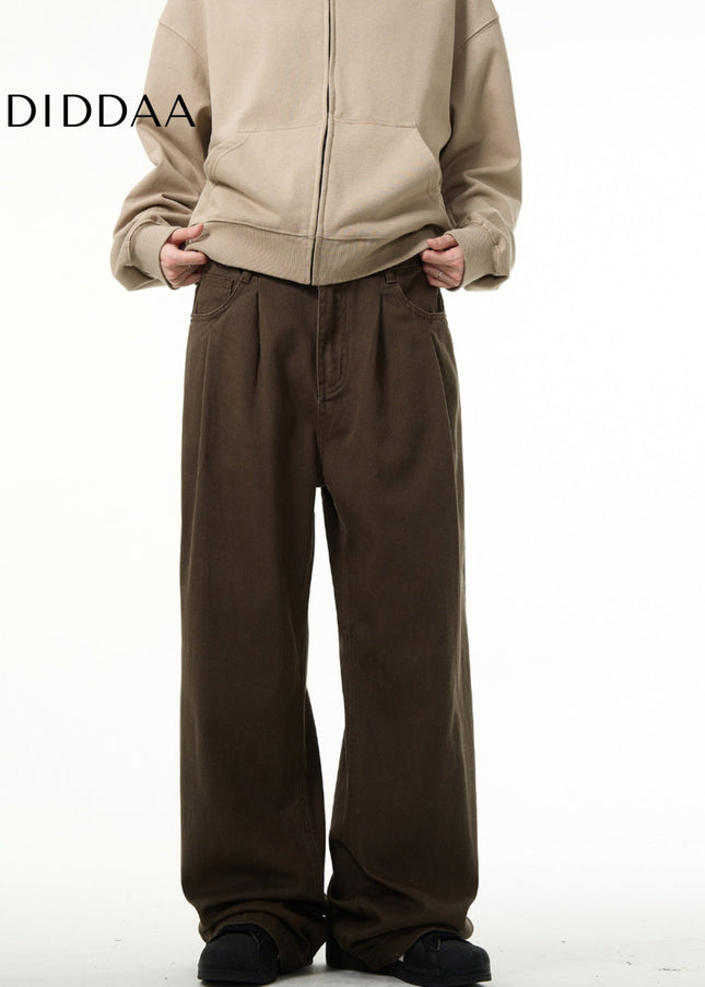 Blue Loose Fit Commuter Pants Versatile Cleanfit Jeans - Men’s Jeans