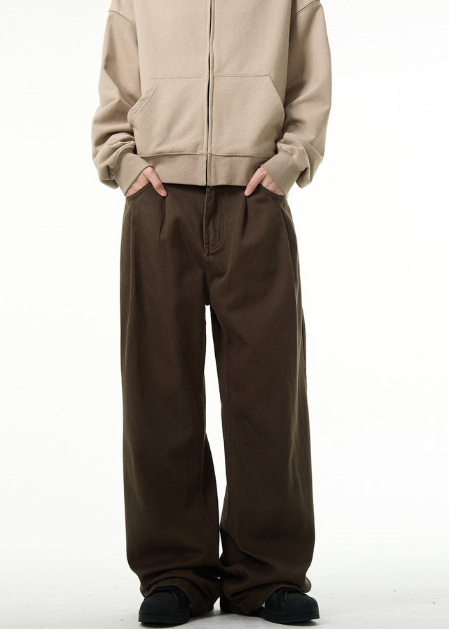 Blue Loose Fit Commuter Pants Versatile Cleanfit Jeans - XS / Green - Men’s Jeans