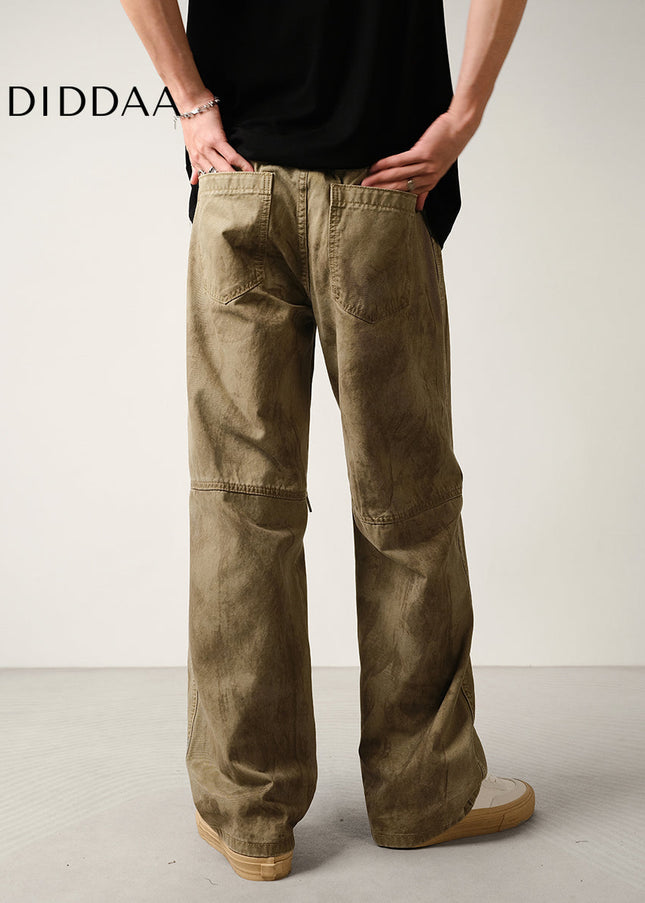 Blue Loose Fit Elasticated Wide-Leg Jeans - Men’s Jeans