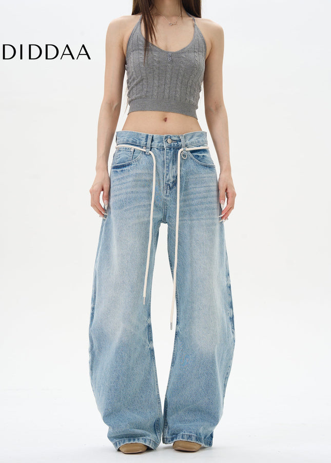 Blue Loose Fit Fried Street Cutlass Pants for Men - Women’s Jeans