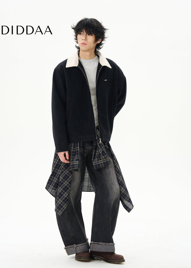 Blue Loose Fit Scimitar Jeans for Couples - Women’s Jeans