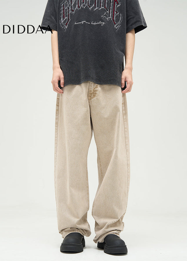 Blue Loose Fit Wide Leg Jeans for Couples - Women’s Jeans