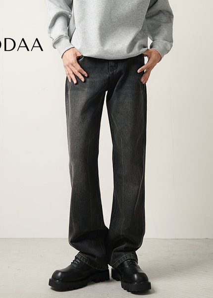 Blue Micro Flared Versatile Casual Jeans for Men - 28 / Black - Men’s Jeans