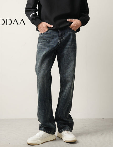 Blue Micro Flared Versatile Casual Jeans for Men - 28 / Dark Blue - Men’s Jeans