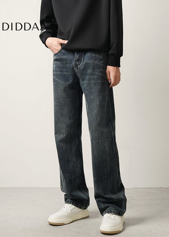 Blue Micro Flared Versatile Casual Jeans for Men - Men’s Jeans