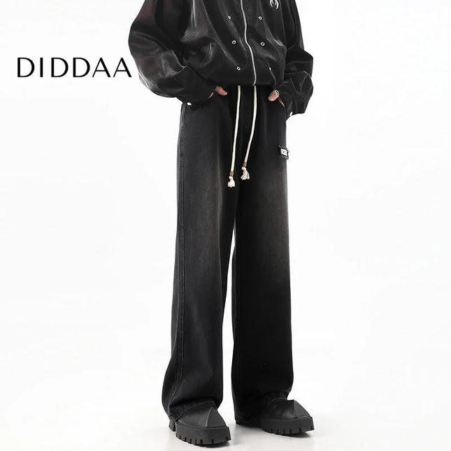 Blue Patch Embroidered Straight-Leg Jeans - S / Black - Men’s Jeans