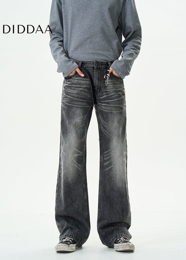 Blue Reinforced Seam Women’s Jeans - Trendy American Retro Style - Women’s Jeans
