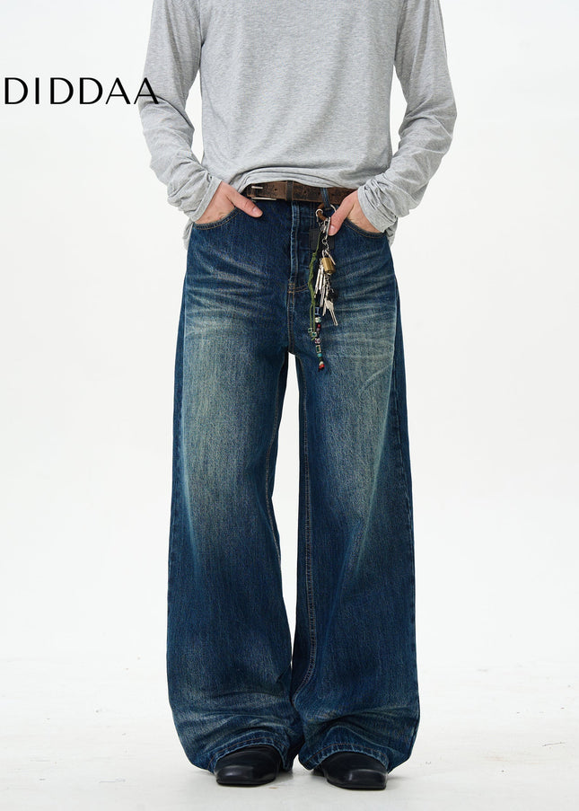 Blue Retro Bootcut American Jeans for Men - Women’s Jeans