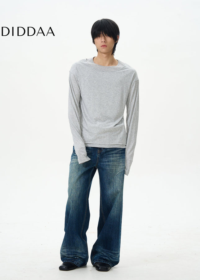 Blue Retro Bootcut American Jeans for Men - Women’s Jeans