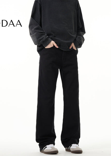 Blue Retro Classic Cleanfit Flared Jeans for All - XS / Black - Men’s Jeans