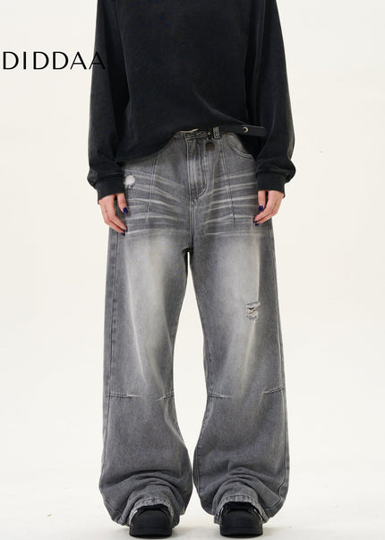 Blue Ripped High Street Vibe Jeans for Men and Women - Men’s Jeans