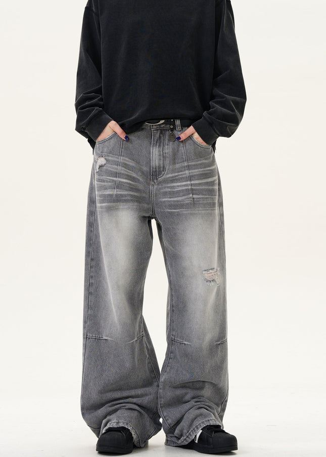 Blue Ripped High Street Vibe Jeans for Men and Women - Men’s Jeans