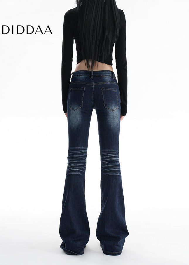 Blue Stretch Slim Fit Bootcut Jeans for Women - Women’s Jeans