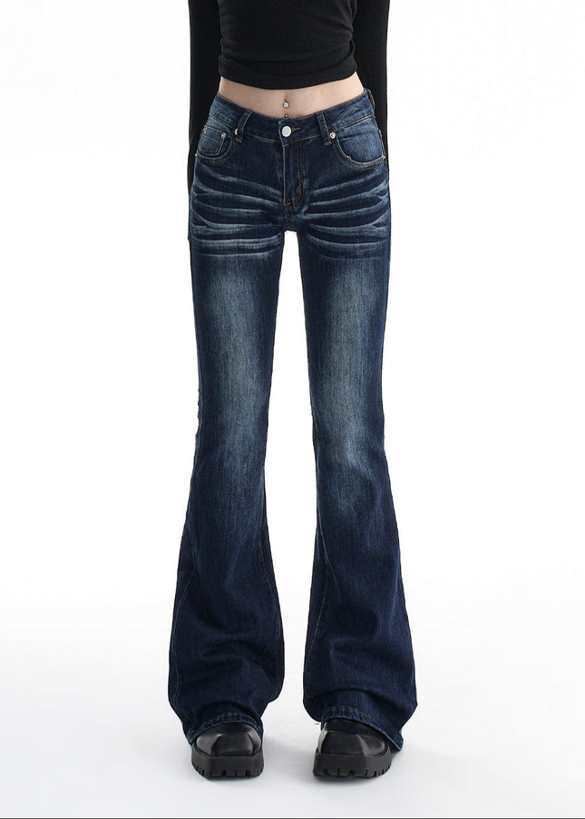 Blue Stretch Slim Fit Bootcut Jeans for Women - Women’s Jeans