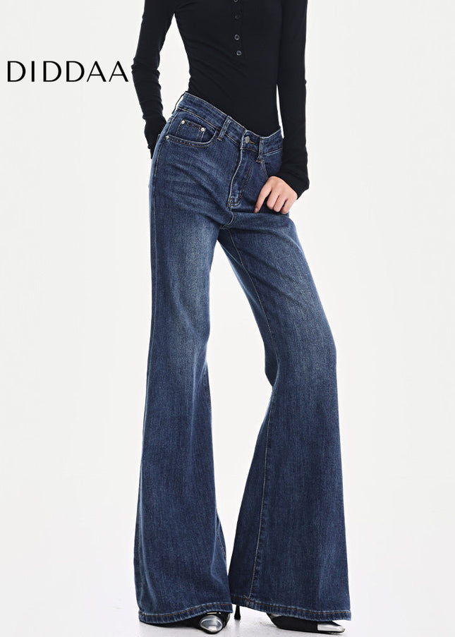 Blue Vintage Bootcut Women’s Stretch Jeans - Women’s Jeans