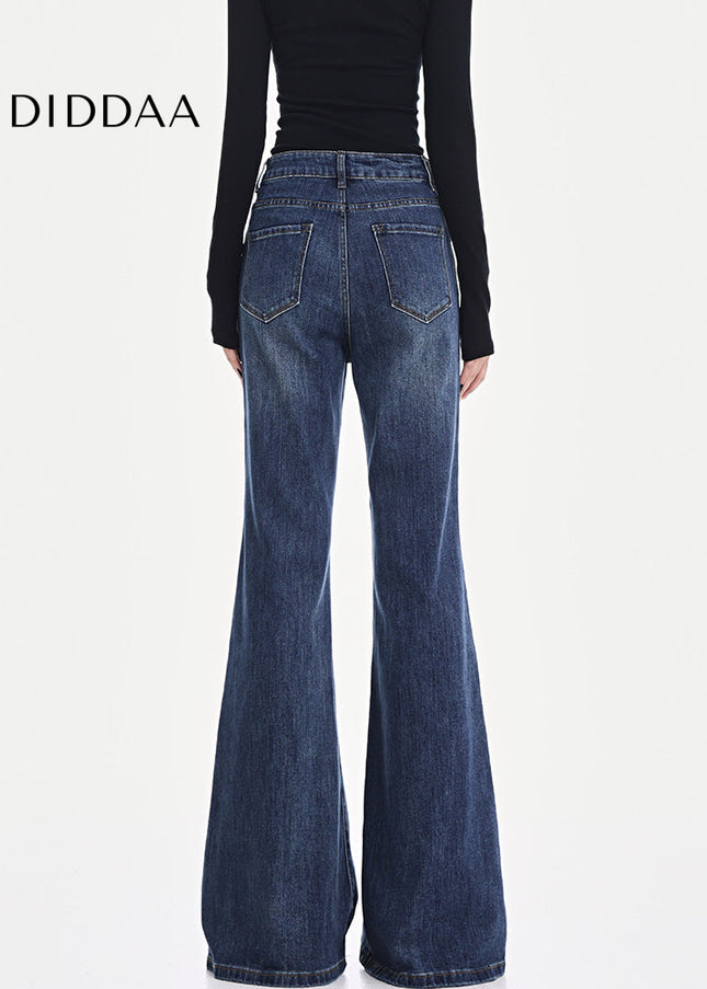 Blue Vintage Bootcut Women’s Stretch Jeans - Women’s Jeans