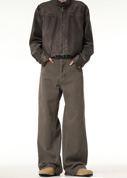 Blue Vintage Straight Fit Jeans for Men by MADWITCH - Men’s Jeans
