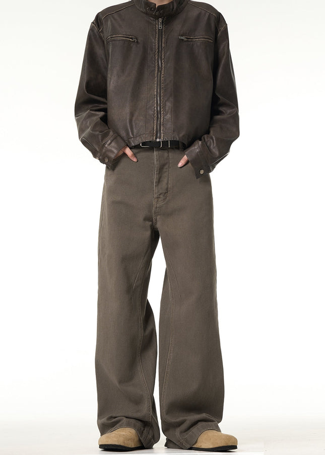 Blue Vintage Straight Fit Jeans for Men by MADWITCH - Men’s Jeans