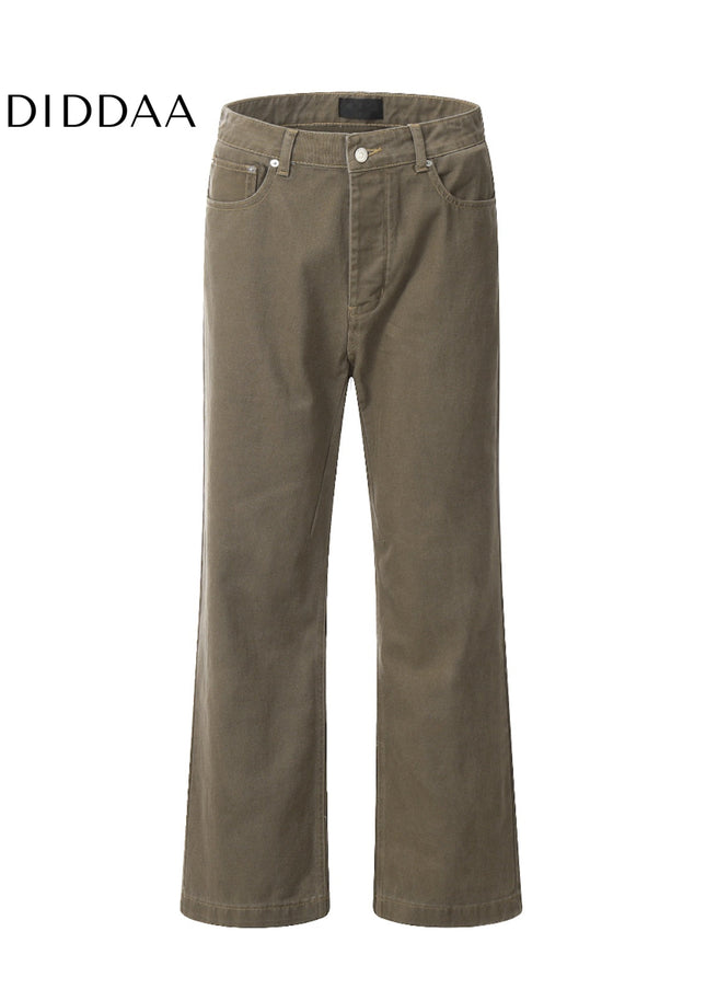 Blue Vintage Straight Fit Jeans for Men by MADWITCH - Men’s Jeans