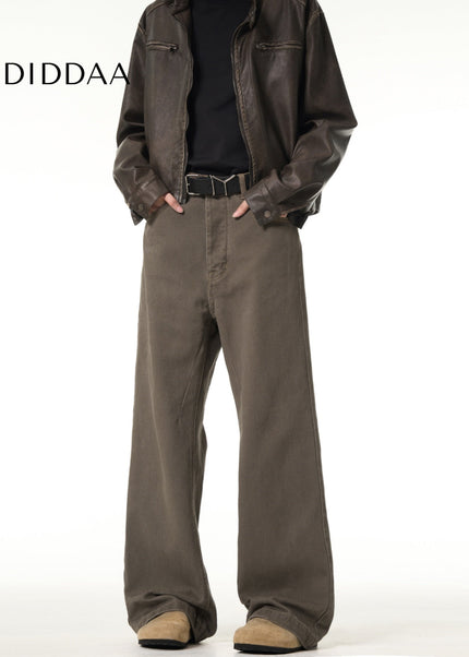 Blue Vintage Straight Fit Jeans for Men by MADWITCH - Men’s Jeans