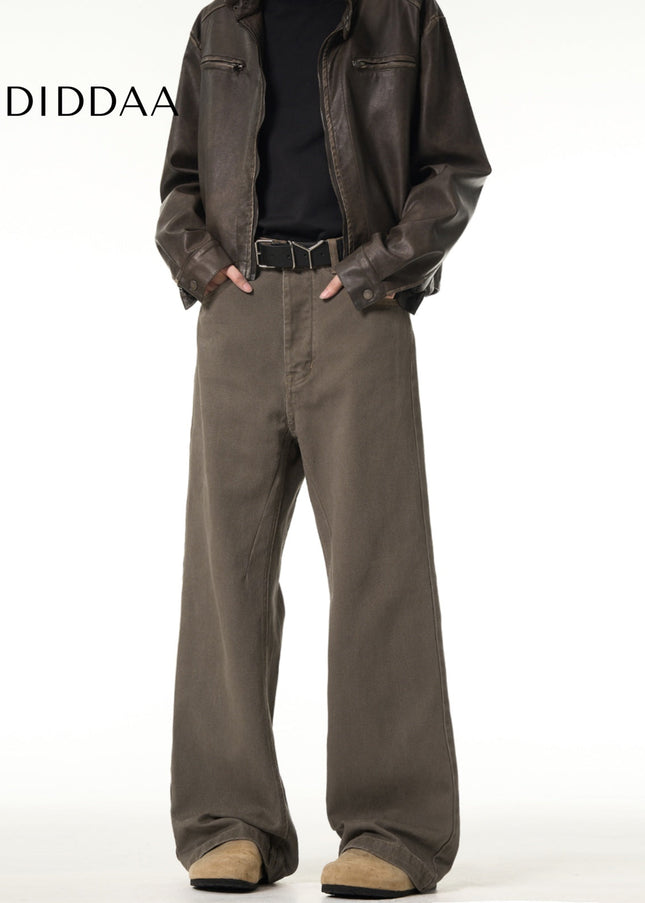 Blue Vintage Straight Fit Jeans for Men by MADWITCH - Men’s Jeans