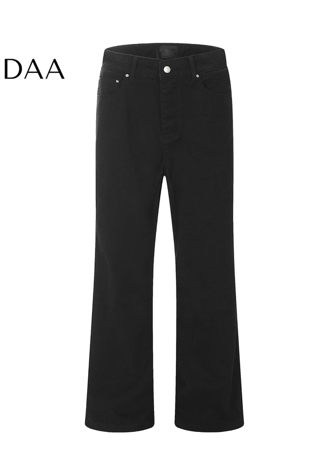 Blue Vintage Straight Fit Jeans for Men by MADWITCH - S / Black - Men’s Jeans