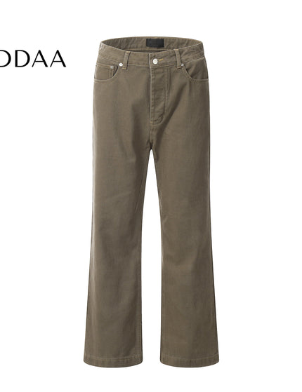 Blue Vintage Straight Fit Jeans for Men by MADWITCH - S / Brown - Men’s Jeans