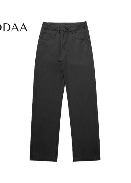 Blue Vintage Stretch Straight Jeans for Men Casual Wear - 28 / Grey - Men’s Jeans