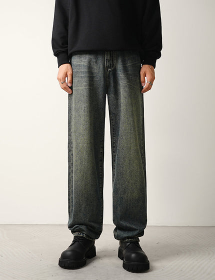 Blue Vintage Wash Distressed Casual Jeans for Men - 28 / Vintage Blue - Men’s Jeans