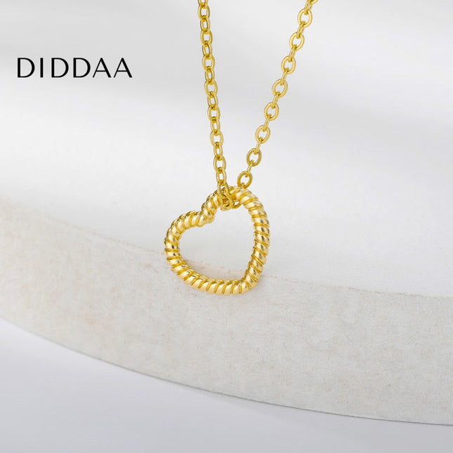 Boulot Pendant Necklace | Gold Silver Rose Love Heart Chain - Necklaces