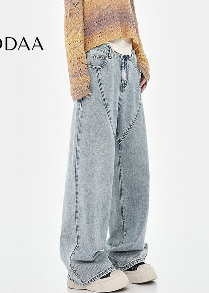 Brown Versatile Wide-Leg Trousers for Women - Women’s Jeans