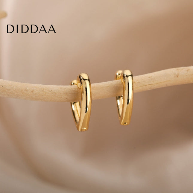 Catalina Earrings | Gold Cute Hollow Love Heart Hoop Earrings - Earrings