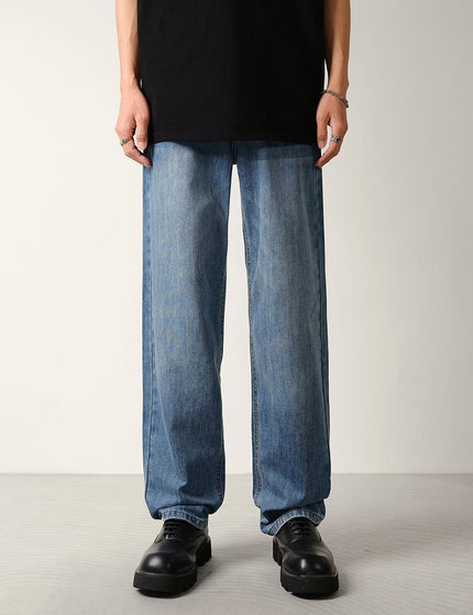Classic Blue Loose Fit Summer Jeans for Men - 28 / Mid Blue - Men’s Jeans
