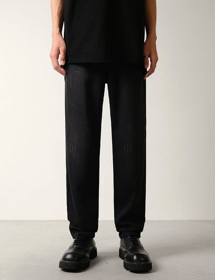 Cool Black Loose Tapered Men’s Summer Jeans - 28 / Black - Men’s Jeans