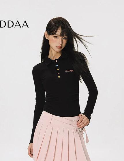 CTB Beer Captain American slim slim hot girl long sleeve top women’s spring and autumn new high-quality T-shirt base